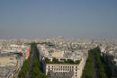 View from Arc de Triomphe